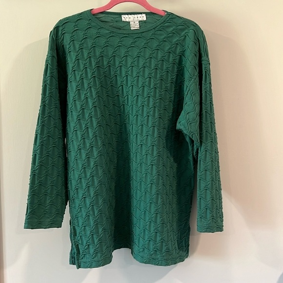Style New York - 90s vintage, lagenlook textured blouse - Picture 1 of 6